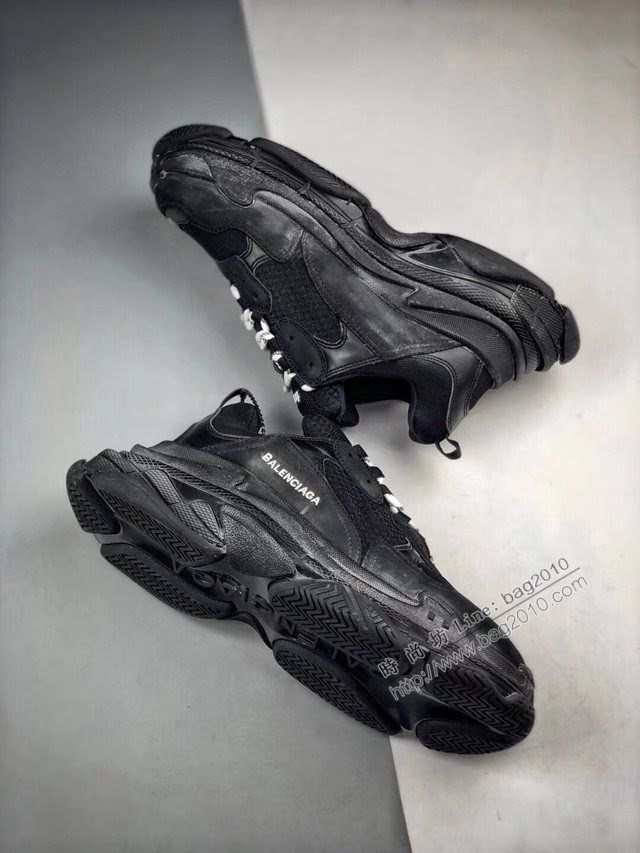 Balenciaga經典款男女鞋 巴黎世家頂級版本Triple-S 17老爹鞋 Balenciaga情侶款老爹鞋  hdbl1235